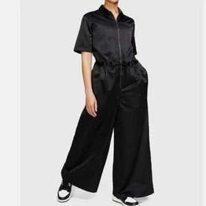 NWT Women Nike Air Jordan Heritage flight suit jumpsuit Black Medium